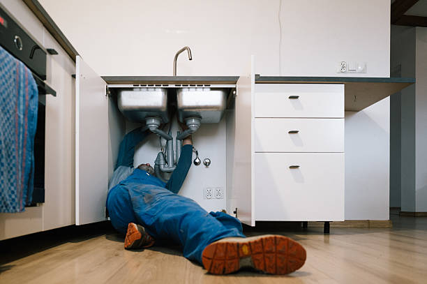Professional Leak Detection technician working in Mattapoisett, MA